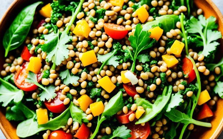 Nutritious High Protein Lentil Salad Recipe