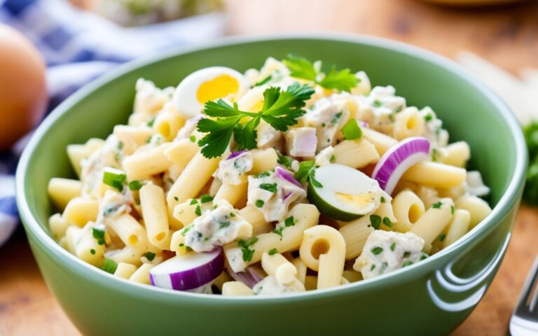 Classic High Protein Macaroni Salad Recipe