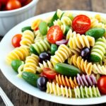 recipe for pasta salad with cucumbers and tomatoes