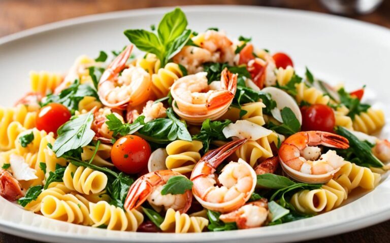 Easy Seafood Salad with Pasta Recipe