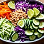 thai style vegetable salad