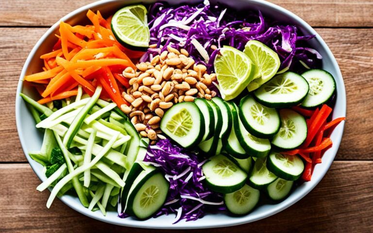 thai style vegetable salad