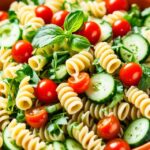 tomato cucumber pasta salad recipe