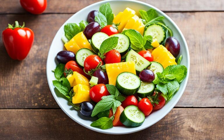 Fresh Fruit and Vegetable Salad Recipe