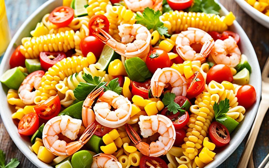 Shrimp Boil Pasta Salad Recipe