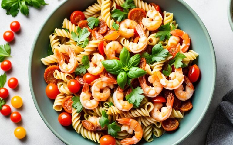 Spicy Cajun Seafood Pasta Salad Recipe