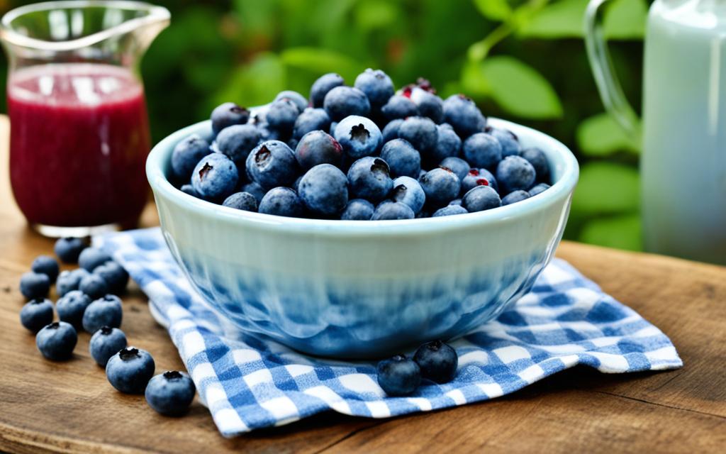 creamy blueberry dressing