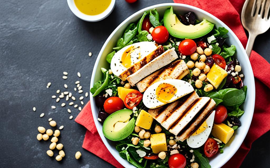 hearty vegetarian protein salad recipes