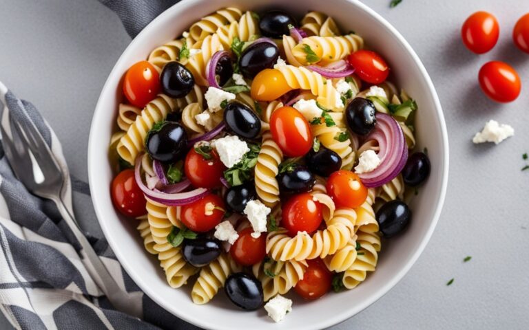 Tangy Pasta Salad with Red Wine Vinegar Recipe