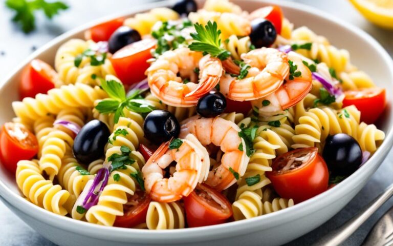 seafood pasta salad recipe with italian dressing