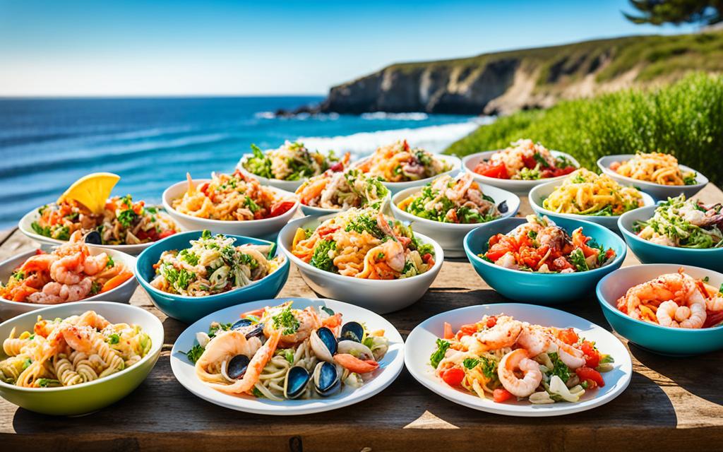 seafood pasta salad variations