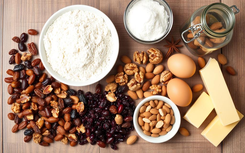 fruit cake ingredients