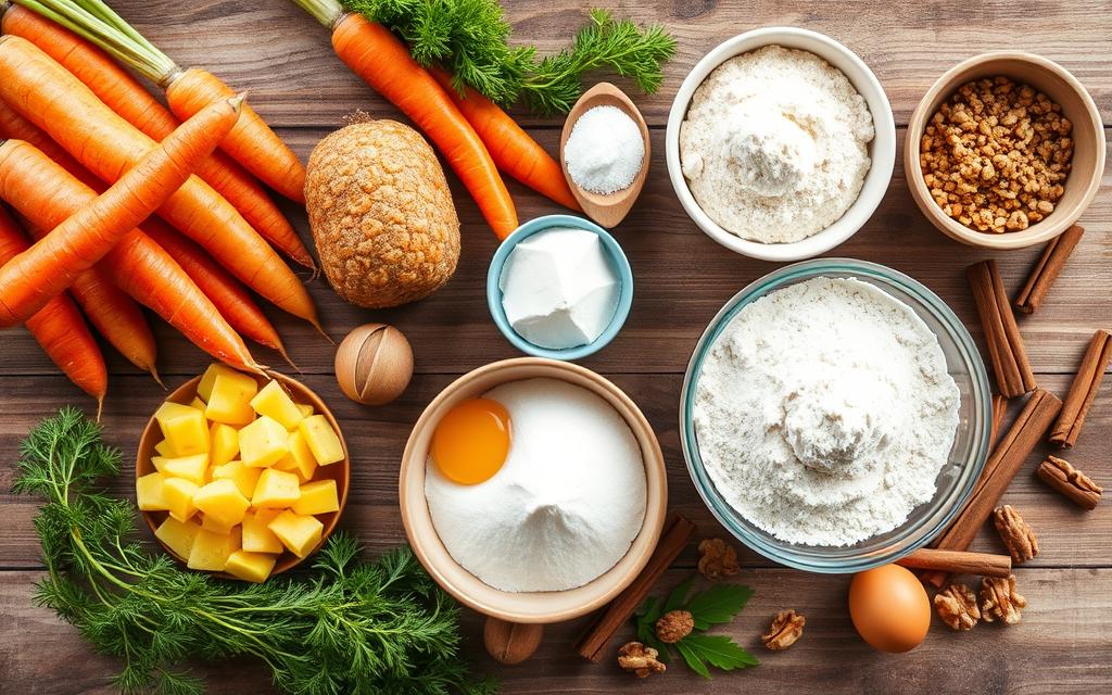 Carrot Cake Ingredients