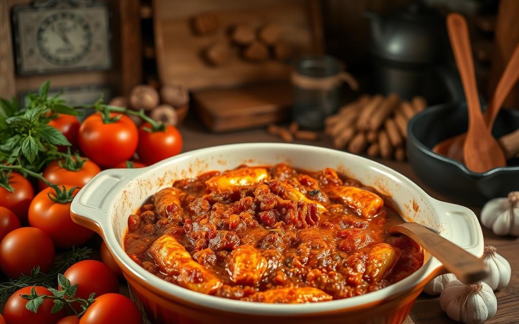 Oven-baked bolognese