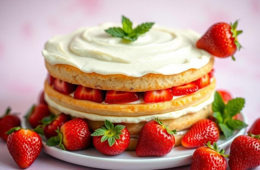 Banana Cake with Strawberry Filling: A Sweet and Fruity Delight