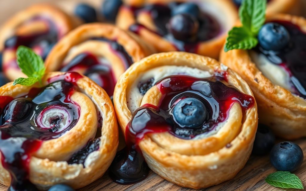 blueberry cheesecake rolls recipe