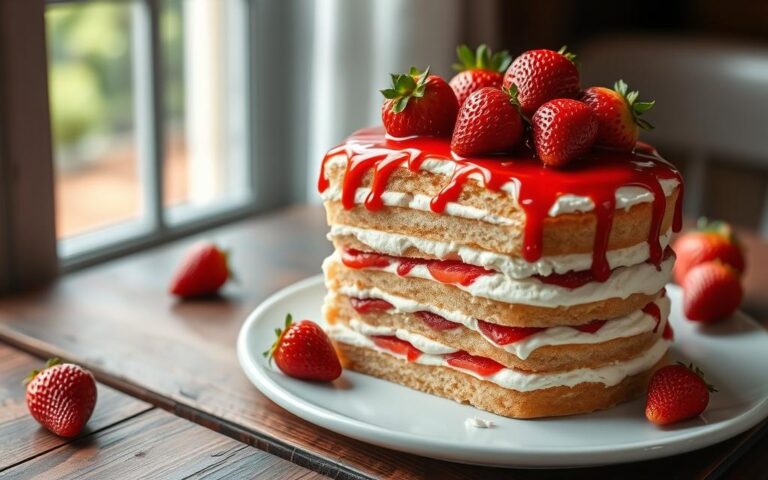 cake recipes with strawberry filling