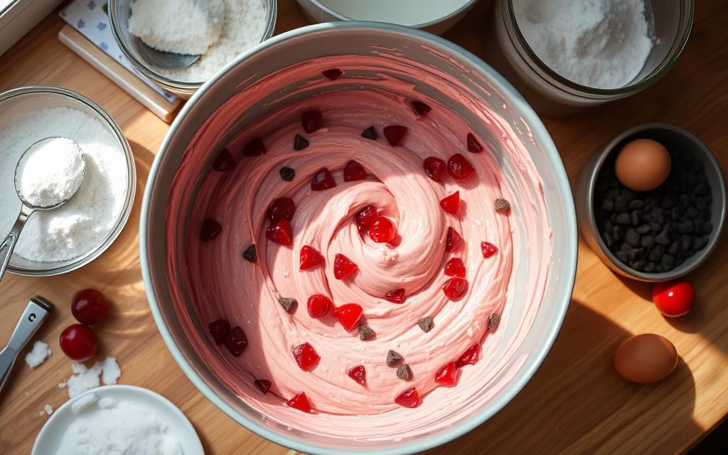 cherry chip cake batter