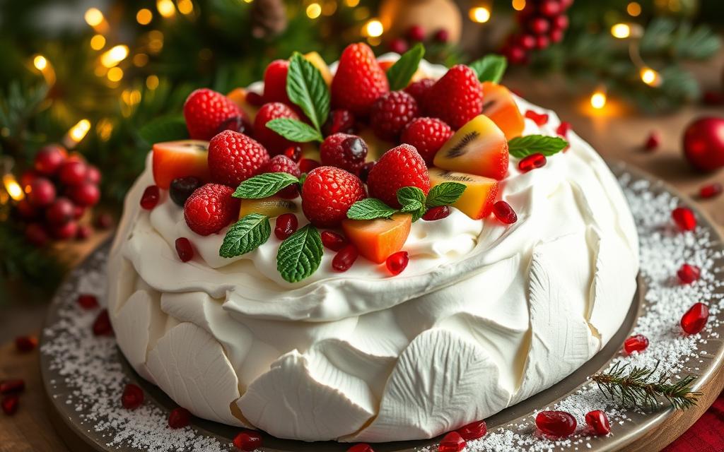 christmas pavlova wreath mary berry