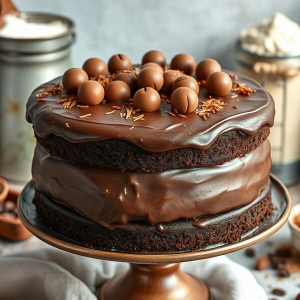 Mary Berry’s Malted Chocolate Cake Recipe: Rich and Decadent