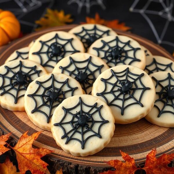 Easy Spider Web Stamp Cookies Recipe: A Fun Halloween Treat
