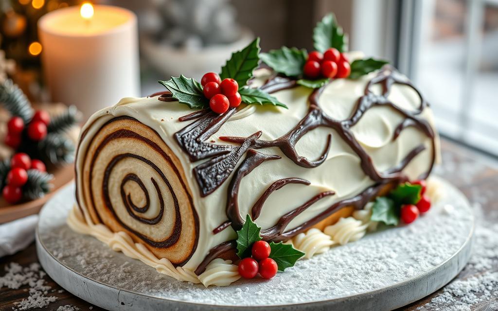 vanilla yule log cake recipe