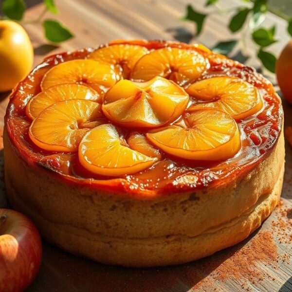 Vegan Upside Down Apple Cake: A Delicious and Healthy Treat