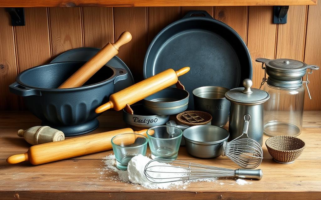 vintage baking tools