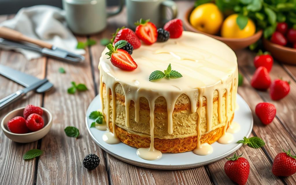 white chocolate in gluten free yellow cake recipe