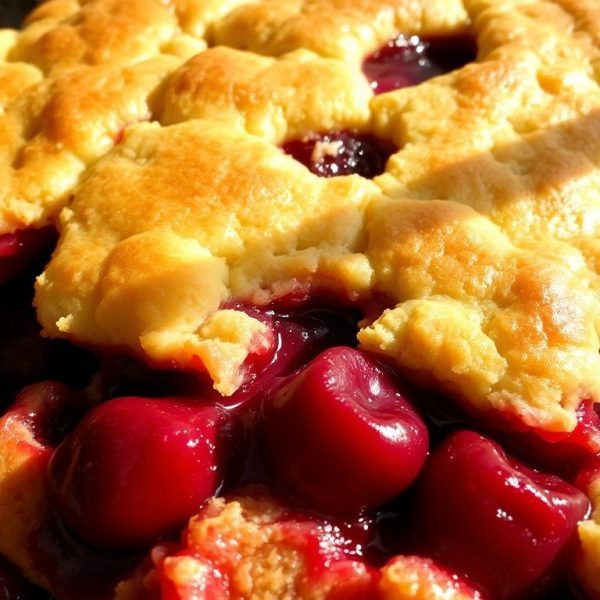 Easy Cherry Cobbler Recipe with Cake Mix – Quick & Delicious